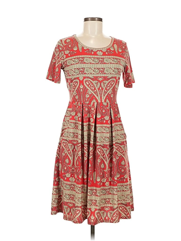 Pre-owned Unbranded Casual Dress In Red