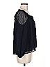 J.Crew Black 3/4 Sleeve Silk Top Size M - photo 4