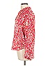 Gerard Darel 100% Silk Animal Print Red Long Sleeve Silk Top Size 10 (42) - photo 5