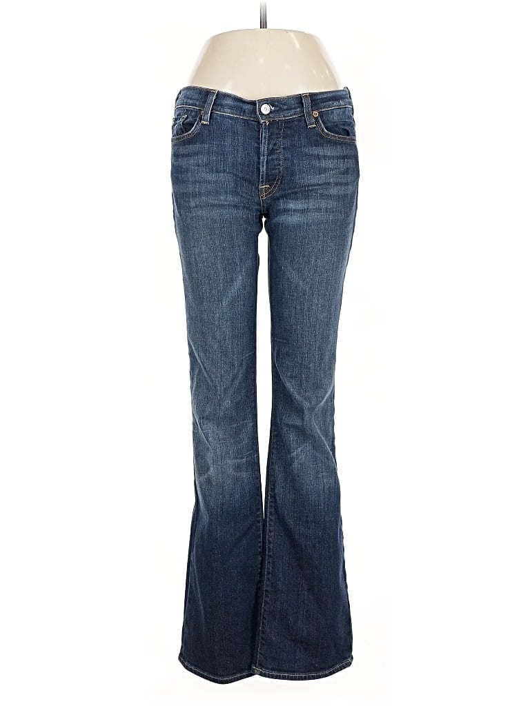 Pre-owned 7 For All Mankind Jeans In Blue