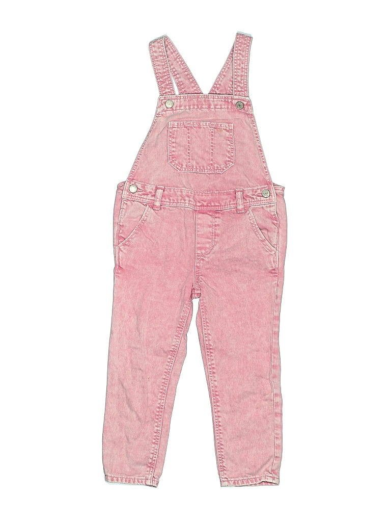 Pre-owned Gap Kids' Overalls In Pink