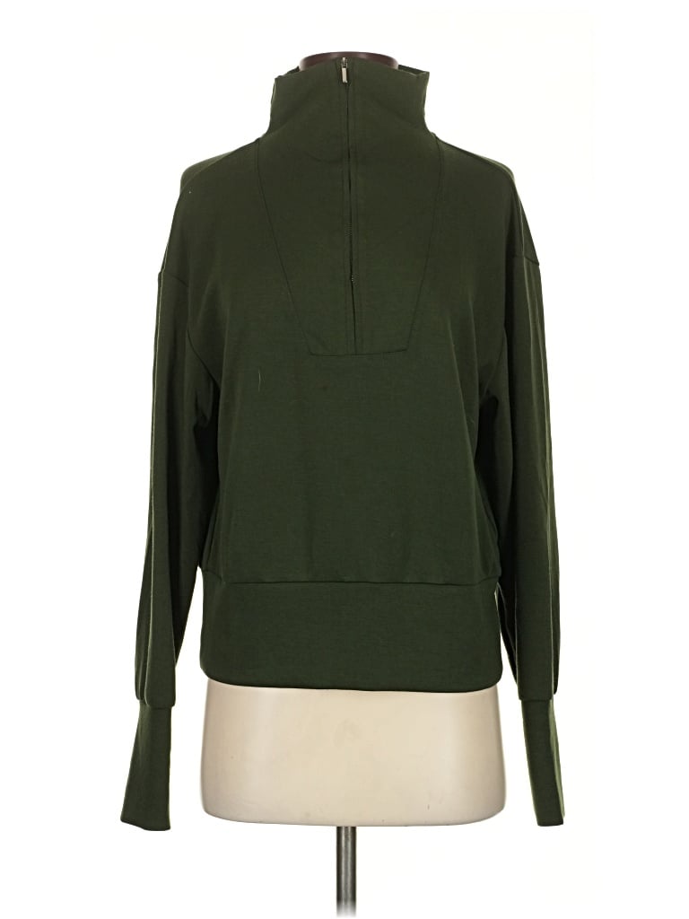 Pre-owned Scoop Turtleneck Sweater In Green