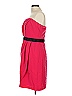 The Limited 100% Polyester Solid Red Cocktail Dress Size 12 - photo 5