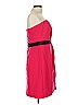 The Limited 100% Polyester Solid Red Cocktail Dress Size 12 - photo 4