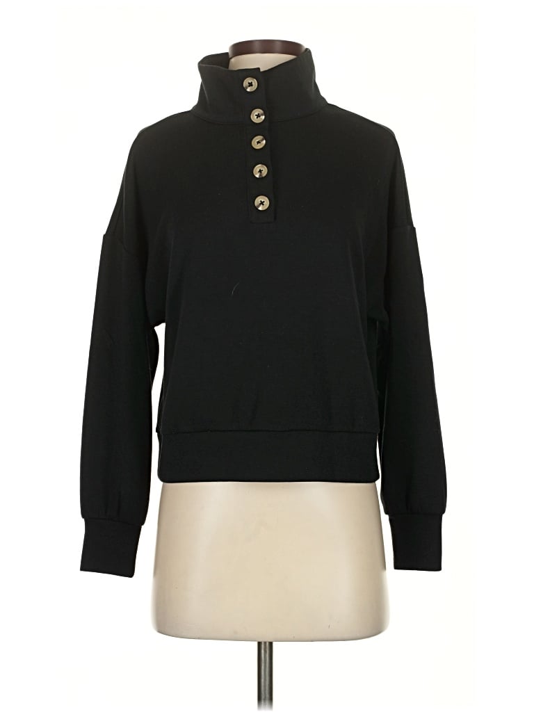 Pre-owned Scoop Turtleneck Sweater In Black