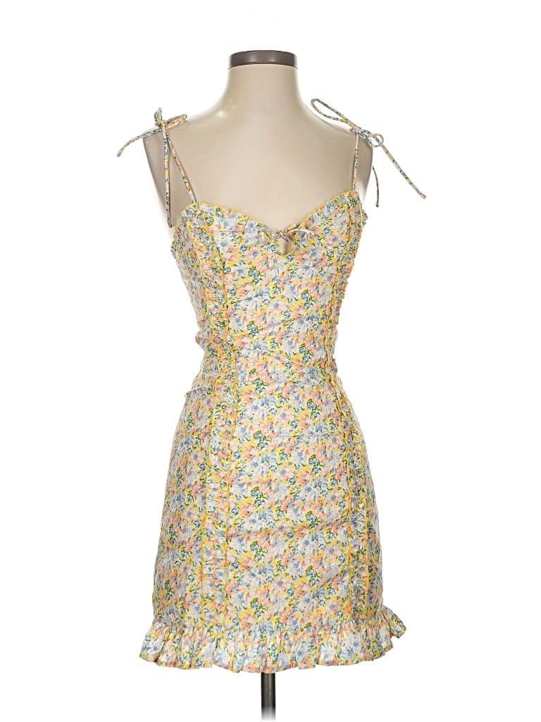 Pre-owned Hello Molly Cocktail Dress In Yellow