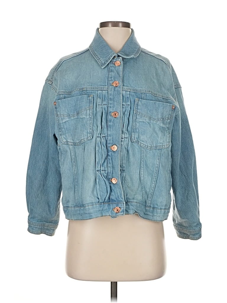Pre-owned Pilcro Denim Jacket In Blue