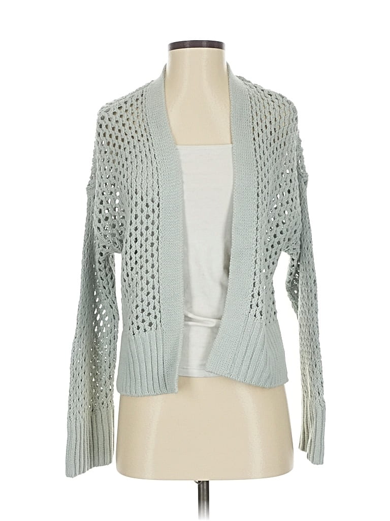 Pre-owned Abercrombie & Fitch Cardigan Sweater In Gray