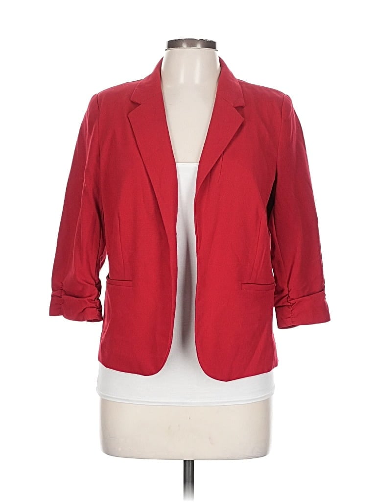 Pre-owned Worthington Blazer Jacket In Red