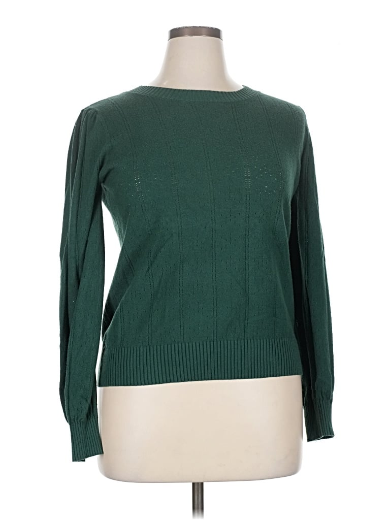 Pre-owned Grace Karin Pullover Sweater In Green