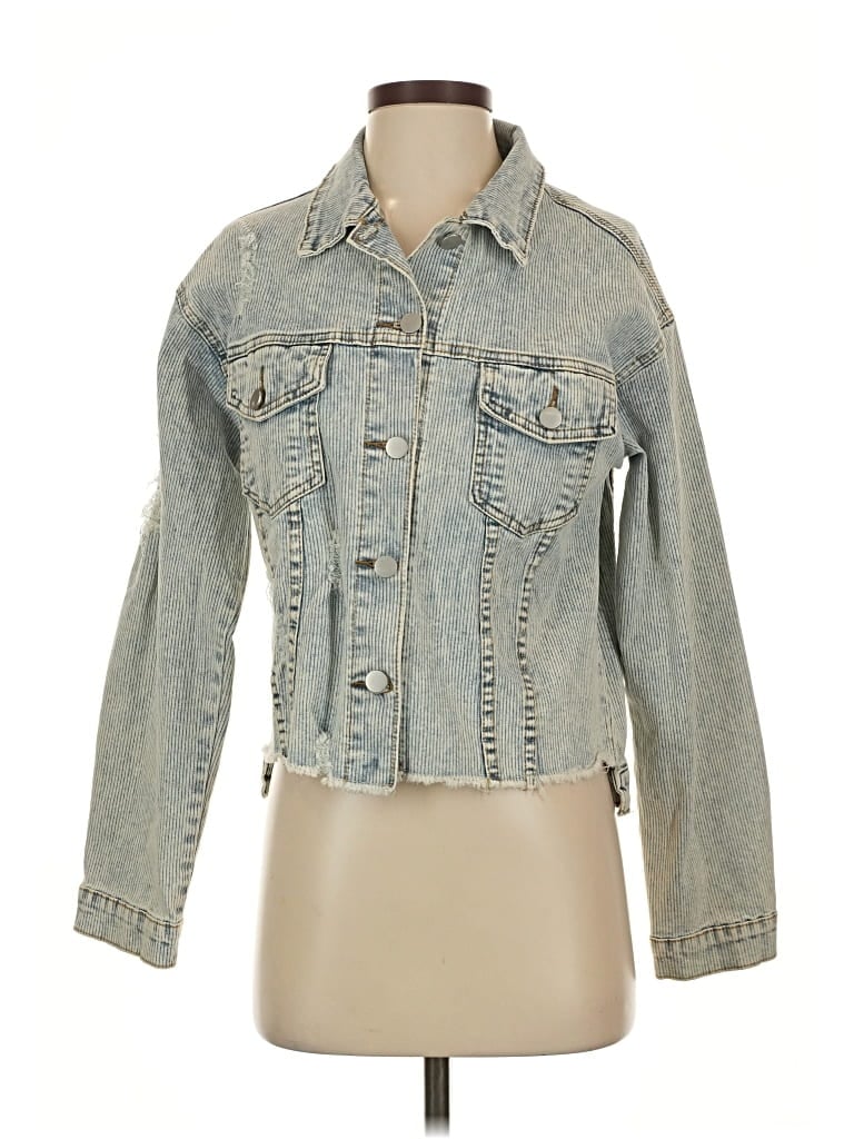 Pre-owned Andree By Unit Denim Jacket In Blue