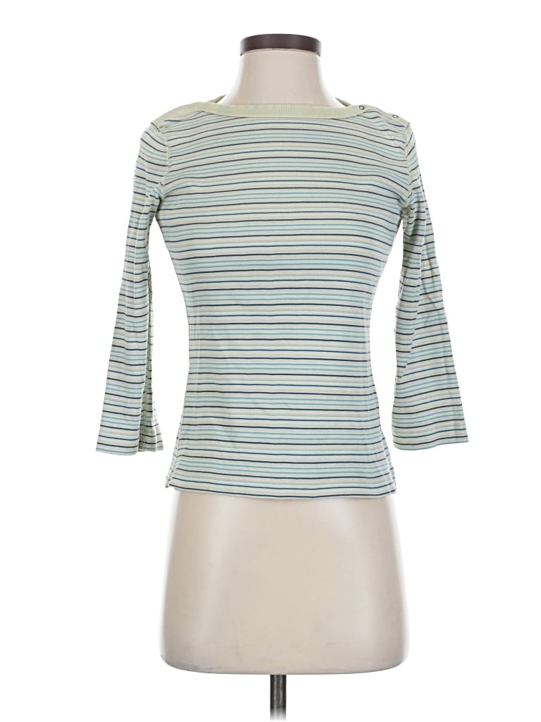 EDDIE BAUER Pre-owned 3/4 Sleeve T-shirt In Green