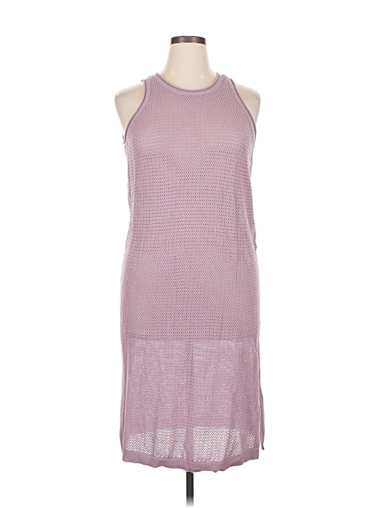 Pre-owned Pact Casual Dress In Purple