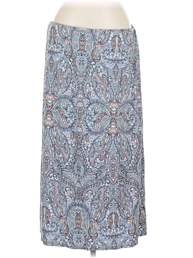 Pre-owned Jjill Casual Skirt In Blue