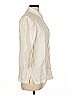 Lands' End Ivory 3/4 Sleeve Button-Down Shirt Size 10 - photo 4