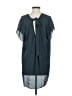 Everleigh 100% Polyester Teal Short Sleeve Blouse Size S - photo 2