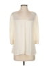 Catherine Malandrino Ivory 3/4 Sleeve Blouse Size 0 - photo 1