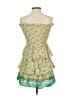 Assorted Brands 100% Viscose Paisley Green Cocktail Dress Size S - photo 2