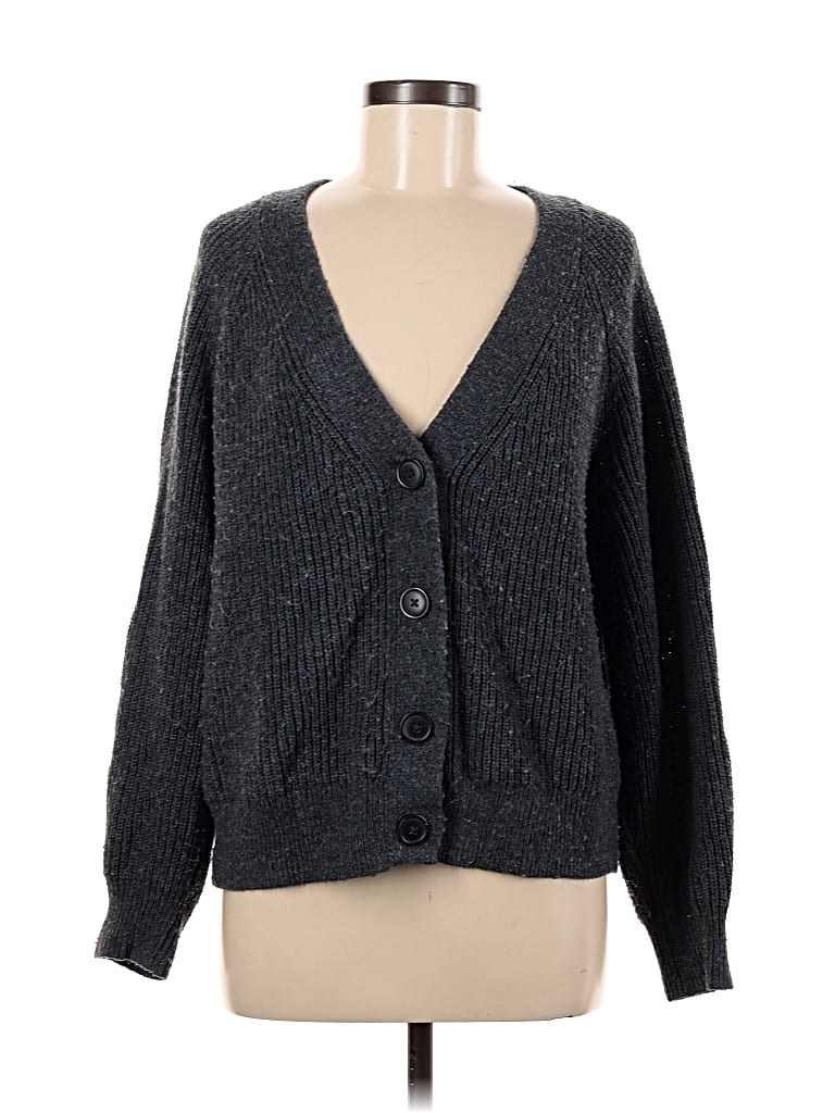 Pre-owned Old Navy Cardigan Sweater In Gray