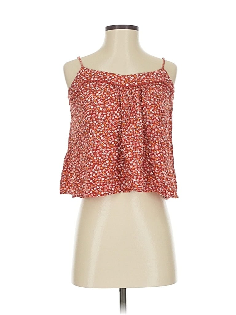 HIPPIE ROSE Pre-owned Tank Top Red Strapless Neckline Tops