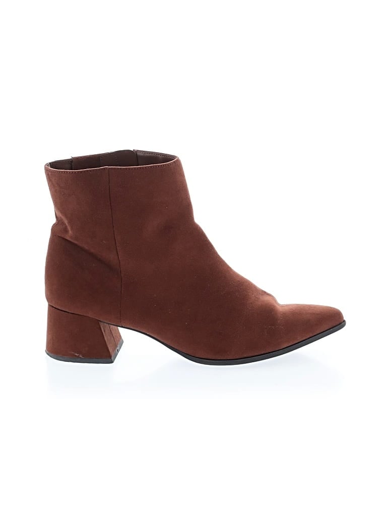 Pre-owned A New Day Ankle Boots In Brown