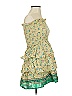 Assorted Brands 100% Viscose Paisley Green Cocktail Dress Size S - photo 4