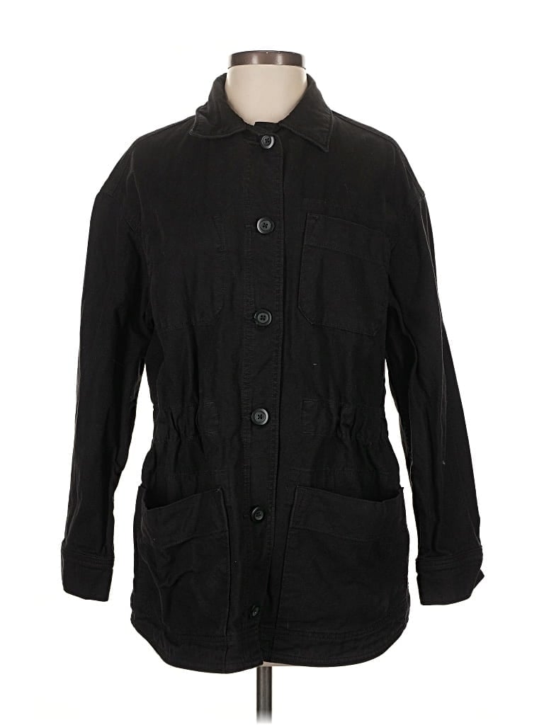 Pre-owned Everlane Coat In Black