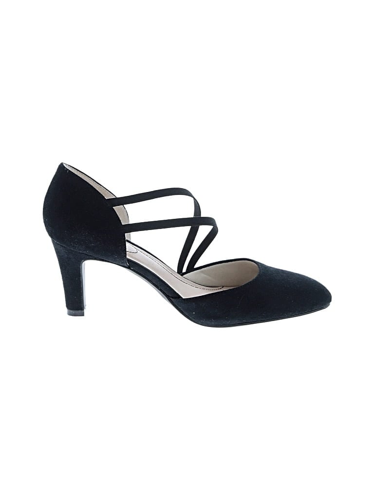 Pre-owned Life Stride Heels In Black