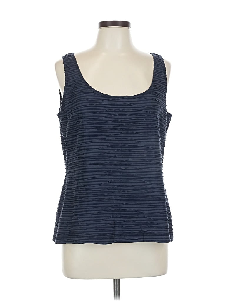 WORTH NEW YORK Pre-owned Sleeveless Top Blue Scoop Neck Tops