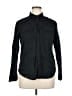 MICHAEL Michael Kors 100% Cotton Black Long Sleeve Button-Down Shirt Size XL - photo 1