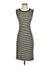 Splendid Stripes Gray Casual Dress Size S - photo 1