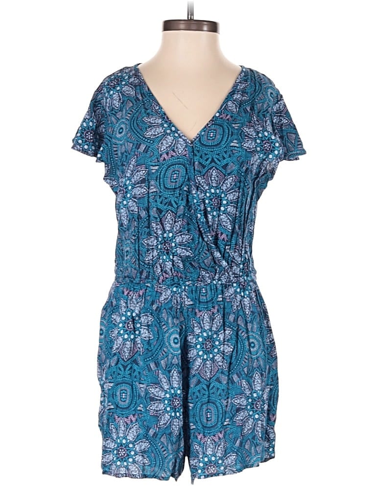 Pre-owned Mudd Romper In Blue