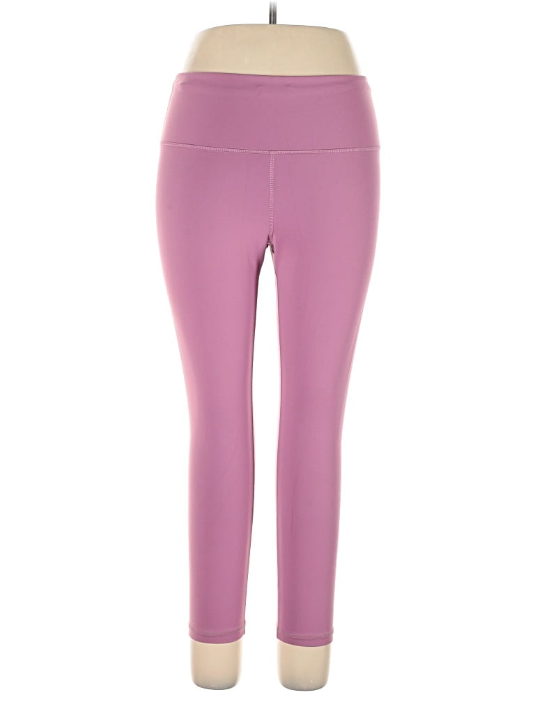 Pre-owned Lululemon Athletica Active Pants In Purple