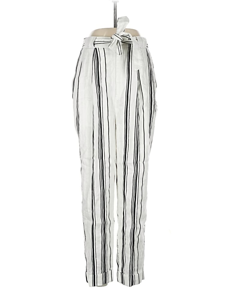 Pre-owned Ted Baker Linen Pants In White