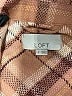 Ann Taylor LOFT 100% Cotton Plaid Brown Coat Size S - photo 6