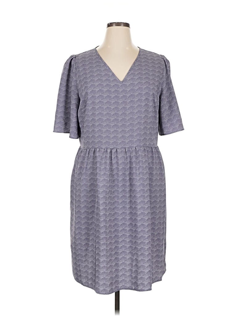 Pre-owned Ann Taylor Factory Casual Dress In Gray