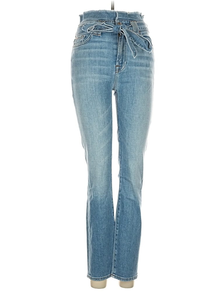 Pre-owned 7 For All Mankind Jeans In Blue