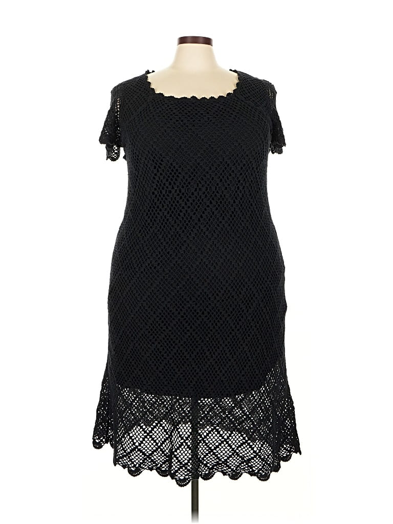 Pre-owned Inc International Concepts Cocktail Dress In Black