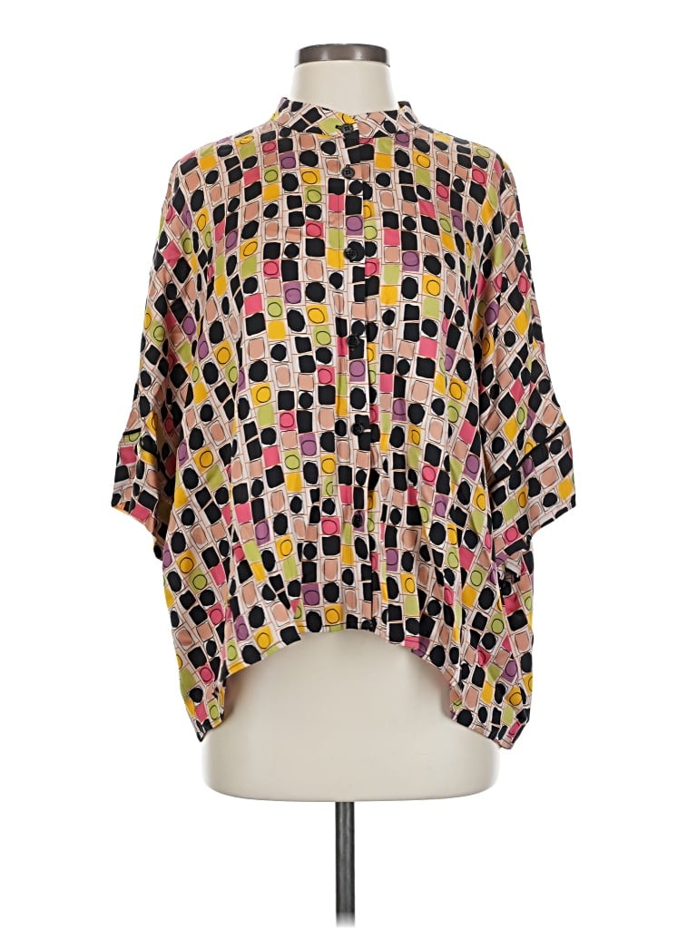 Pre-owned Exquise Short Sleeve Blouse In Pink