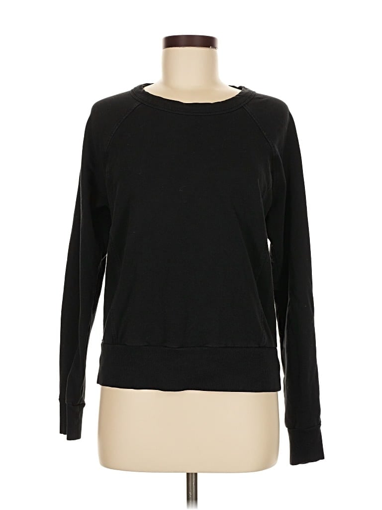Pre-owned Zella Pullover Sweater In Black