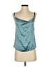 Veda 100% Silk Teal Sleeveless Silk Top Size P (petite) - photo 1