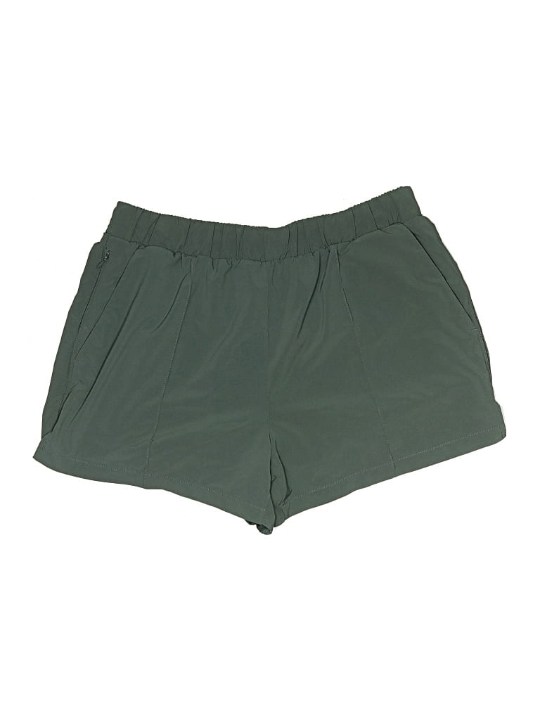 Pre-owned Zella Athletic Shorts In Green
