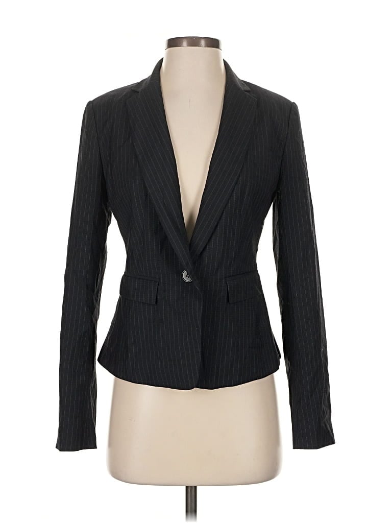 Pre-owned Ann Taylor Blazer Jacket In Black