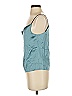 Veda 100% Silk Teal Sleeveless Silk Top Size P (petite) - photo 5