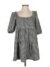 Harper Heritage 100% Polyester Checkered-gingham Black Casual Dress Size XS - photo 1