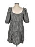 Harper Heritage 100% Polyester Checkered-gingham Black Casual Dress Size XS - photo 2