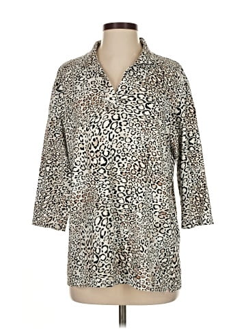 Leggiadro 3/4 Sleeve Button-Down Shirt (view 1)