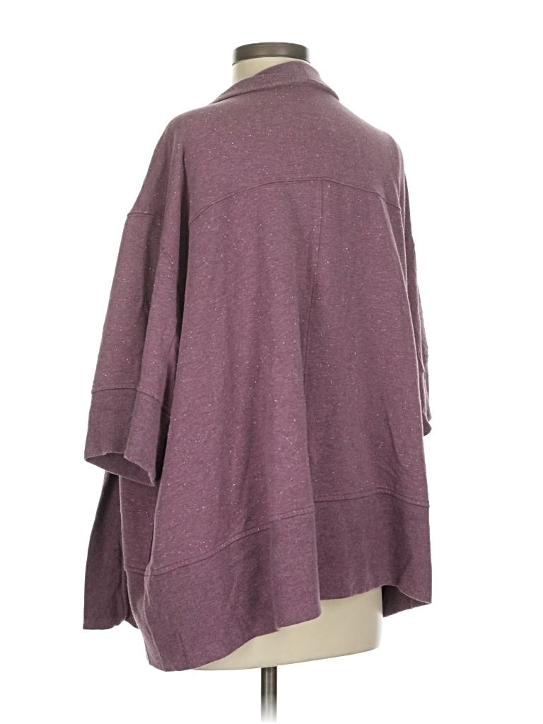 Pre-owned Athleta Cardigan Sweater In Purple