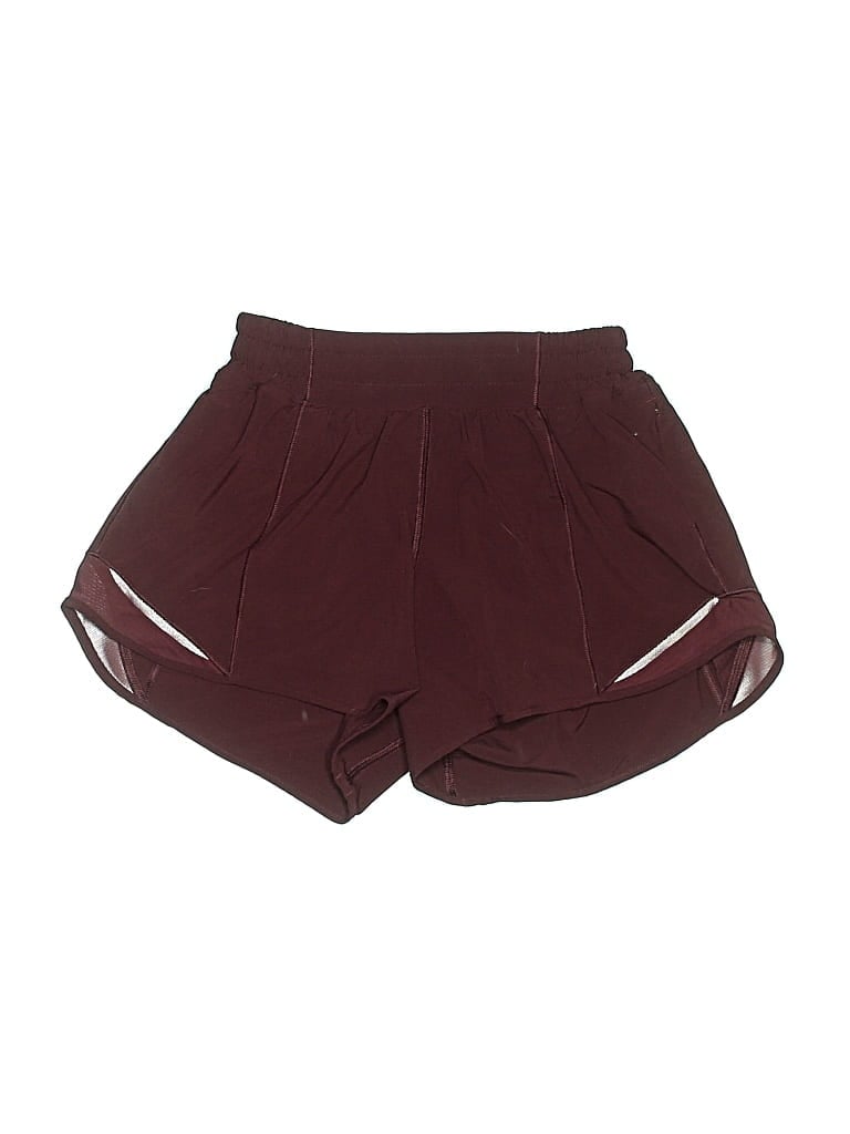 LULULEMON ATHLETICA Pre-owned Athletic Shorts In Burgundy