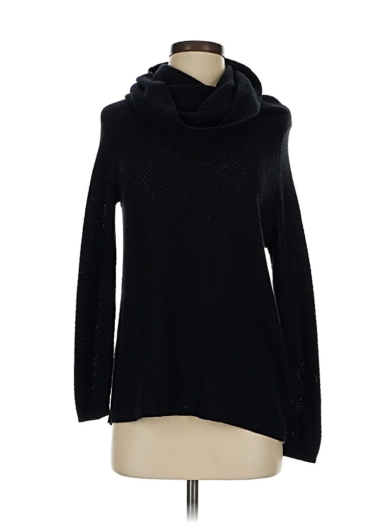Pre-owned Soft Joie Long Sleeve Turtleneck In Black